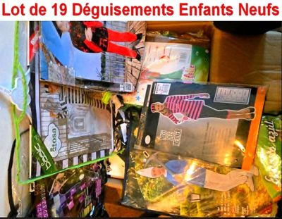 Lot de 19 Déguisements ( NEUFS ) Enfants