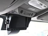 a rear view mirror in the back of a car
