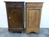 deux armoires en bois placées côte à côte