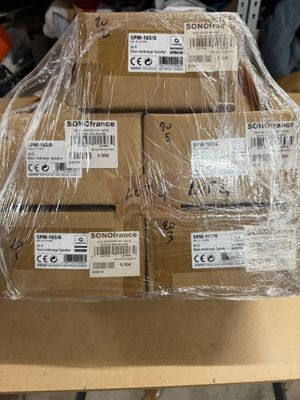 Lot de 5 haut-parleurs neufs comprenant : 5 Monacor SMP-165/…