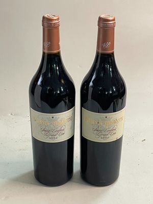 2 bouteilles Chateau BELLEVUE MONDOTTE 2009