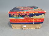 a box of flying saucer sitting on a table