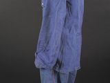 an image of a mannequin dressed in a blue suit and tie