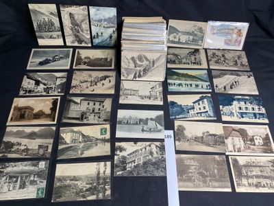 several old black and white photographs of buildings and buildings