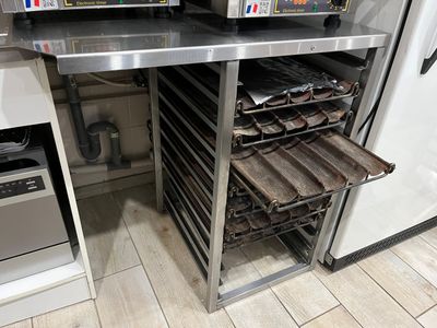an image of a kitchen with a lot of food in it