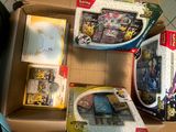 a box full of pokemon toys on the floor