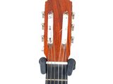 an image of a close up of a guitar on a white background