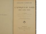 an open book with a black and white image of the title of the book