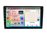 an image of a picture of a car radio with the app on the screen