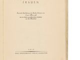 an open book with handwriting on it and a black and white image
