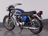 a motorcycle that is parked in a garage