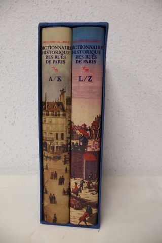 HILLAIRET : Dictionnaire historique des rues de Paris , 2 vol. so...