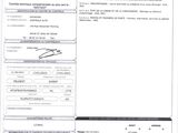 an image of a document with a picture of a person ' s name on it