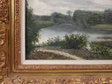 a picture of a painting on the wall of a room