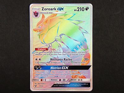 Carte Pokemon Contenu : 1 carte rare Zoroark GX