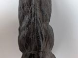a cat that is standing in the water with its head in the water