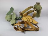 three different types of holsters on a white surface