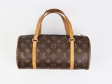 louis vuittou bag in brown and tan