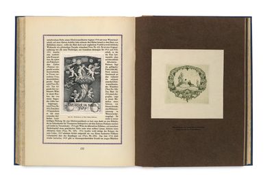 an open book with a picture of a man and a woman on it