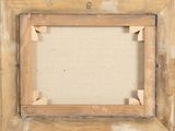 a picture of a picture frame made out of wood