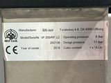 a close up of a machine with a label on it