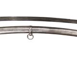 a drawing of a pair of swords on a white background