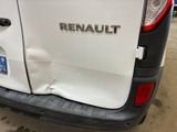 the rear end of a white van with the word renault written on it