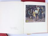 an open book with a picture of a man and a woman on it