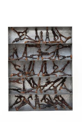 Armand Fernandez dit ARMAN (1928-2005). "Relation", 1996. Ac…