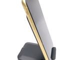 a cell phone that is sitting on a stand