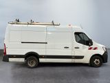 a white van that is parked in a parking lot