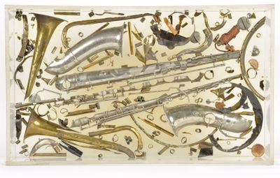 Armand FERNANDEZ , dit ARMAN (1928-2005) : Duo Saxo. - Photo 1