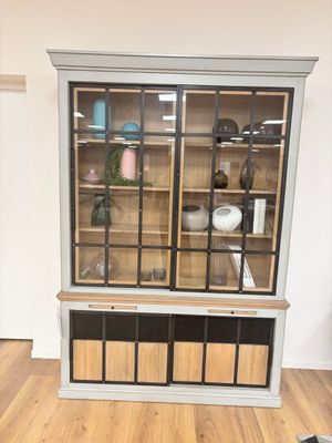 Vitrine buffet MOBILIER DE FRANCE modèle ÉPURÉ largeur 161 c… - Photo 1