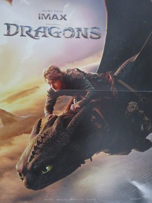 une photo d'une affiche du film « Comment dresser son dragon »