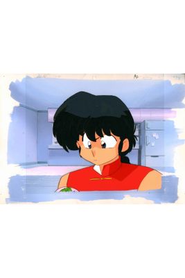 cartoon of a boy in a red shirt looking out of a window