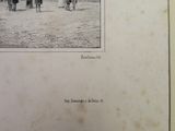 an old picture of a group of people riding horses