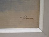 a picture of a picture of a painting on a window sill