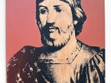 an image of a painting of a man with a crown on his head