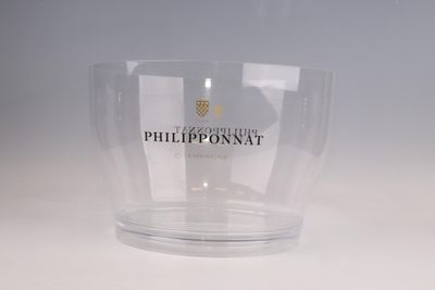 1 vasque en plexiglas Marque Philipponnat - éclats à la base