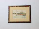 a picture of a painting hanging on the wall