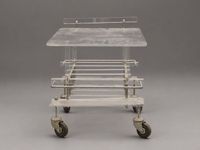 Chariot roulant en plexiglas et métal Vers 1970 Haut. (photo 5)