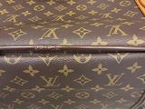 louis vuittoupe monogram canvas and leather suitcase