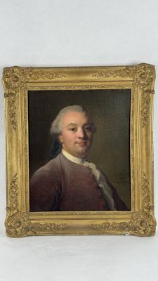 portrait of a man in a brown coat and white collared shirt