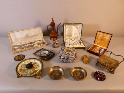 a lot of items that are sitting on a table