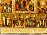 an image of a picture of a painting of a religious scene