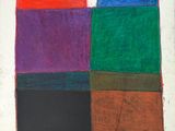 an image of a painting of a pair of mitts on a white background