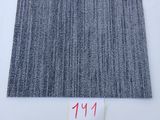 a piece of gray fabric with a red stripe on it