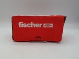 a red box with a logo on it sitting on a white surface