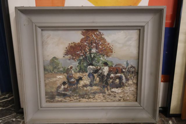 Fernand MAILLAUD (d’après) « Repos aux champs ». Reproduction. 24...