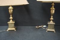 2 lampes de table vintage en laiton - années 40 - style néoc… (photo 2)